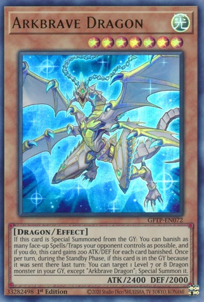 Arkbrave Dragon [GFTP-EN072] Ultra Rare | Chromatic Games