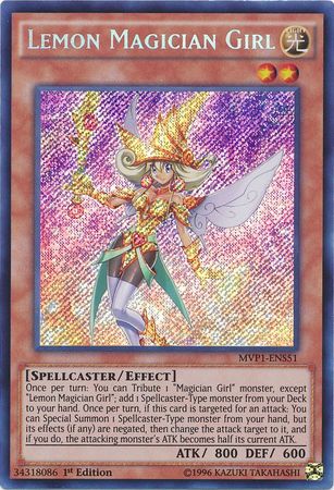 Lemon Magician Girl [MVP1-ENS51] Secret Rare | Chromatic Games