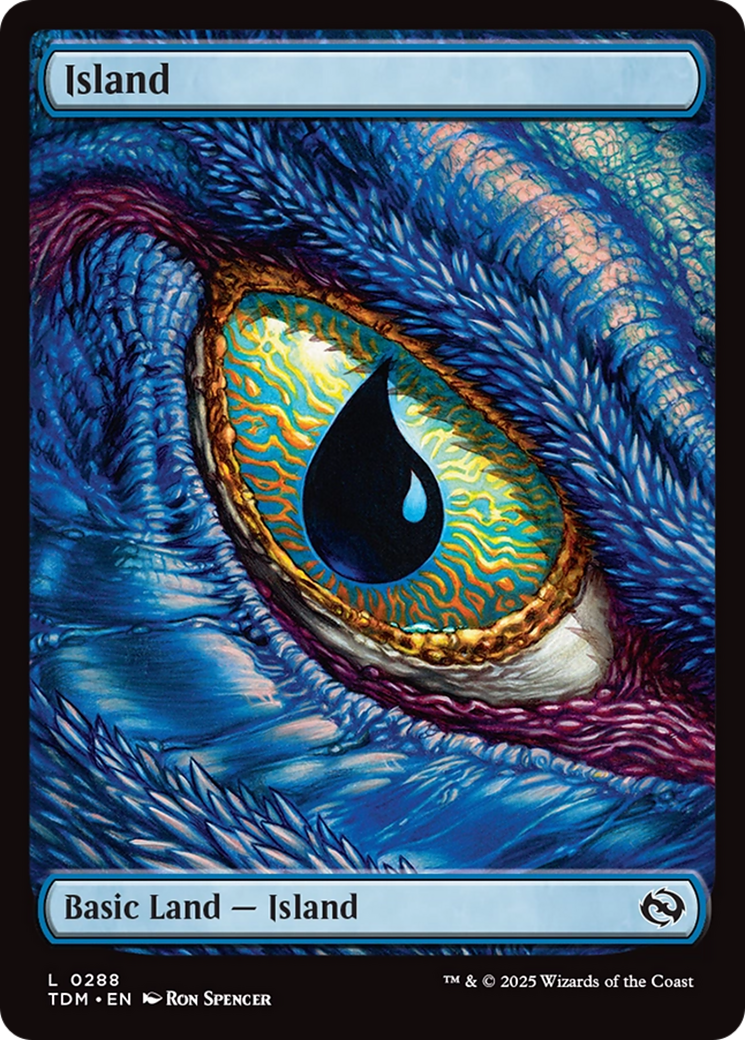 Island (0288) [Tarkir: Dragonstorm] | Chromatic Games
