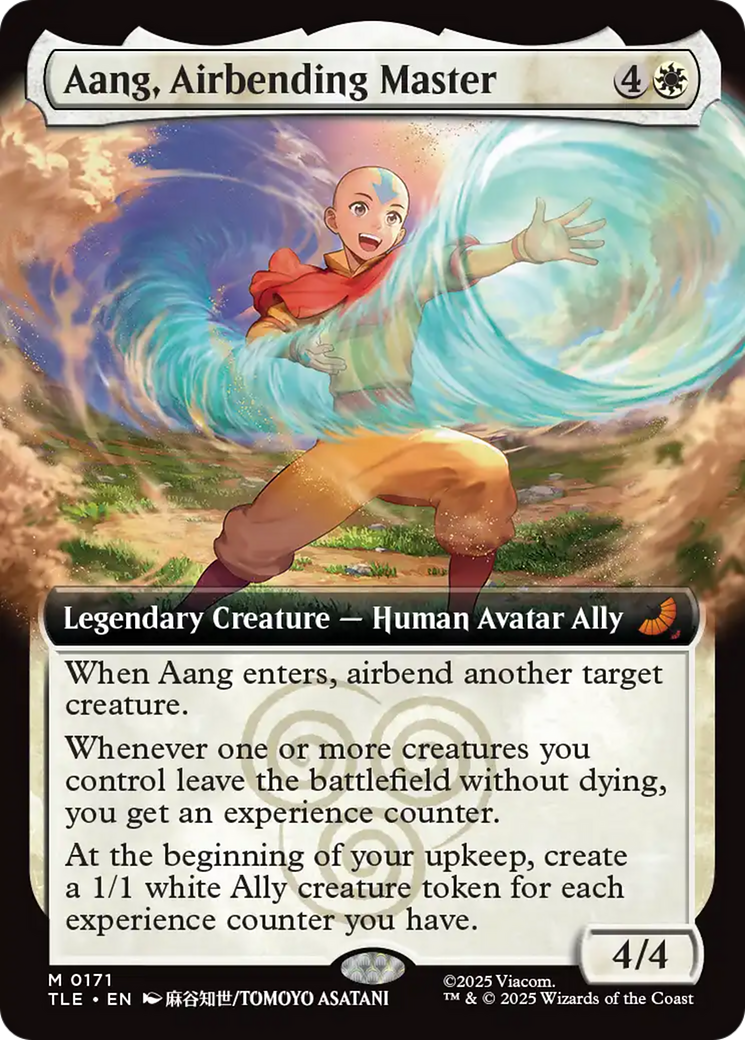 Aang, Airbending Master (Extended Art) [Avatar: The Last Airbender: Eternal-Legal] | Chromatic Games