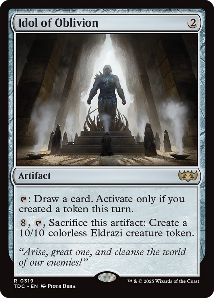 Idol of Oblivion [Tarkir: Dragonstorm Commander] | Chromatic Games