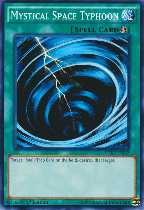 Mystical Space Typhoon [LDK2-ENJ32] Common | Chromatic Games