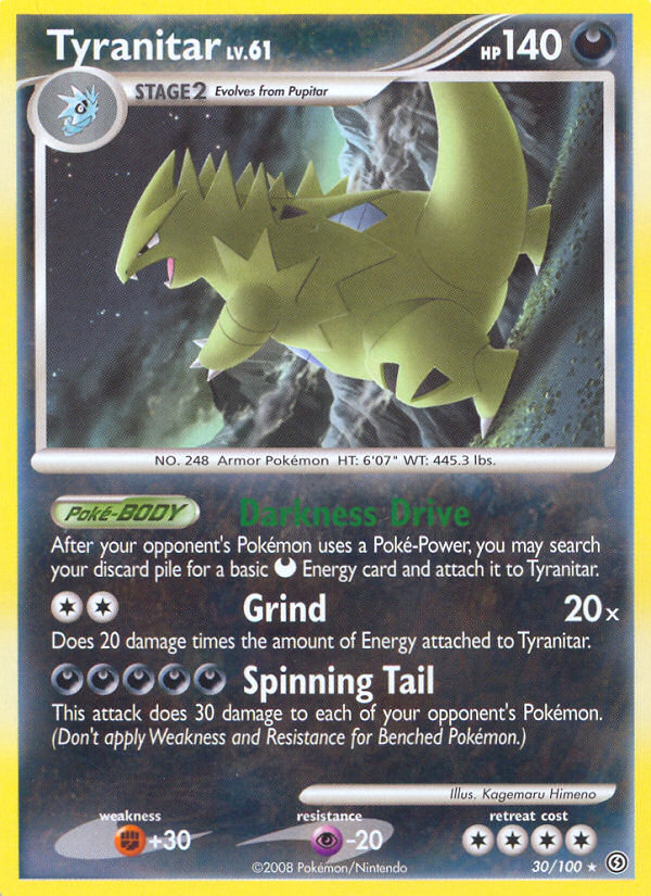 Tyranitar (30/100) [Diamond & Pearl: Stormfront] | Chromatic Games