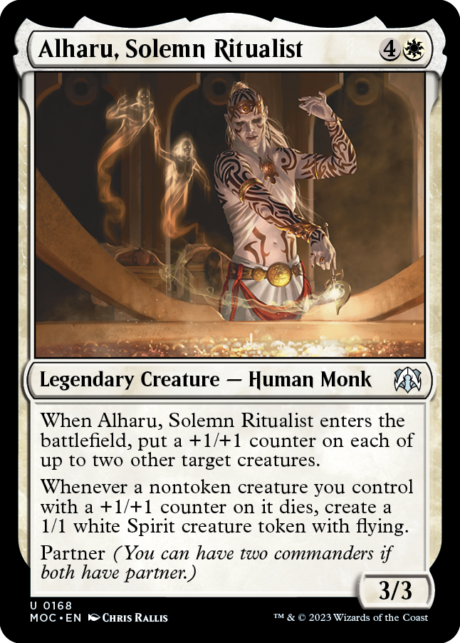 Alharu, Solemn Ritualist [March of the Machine Commander] | Chromatic Games