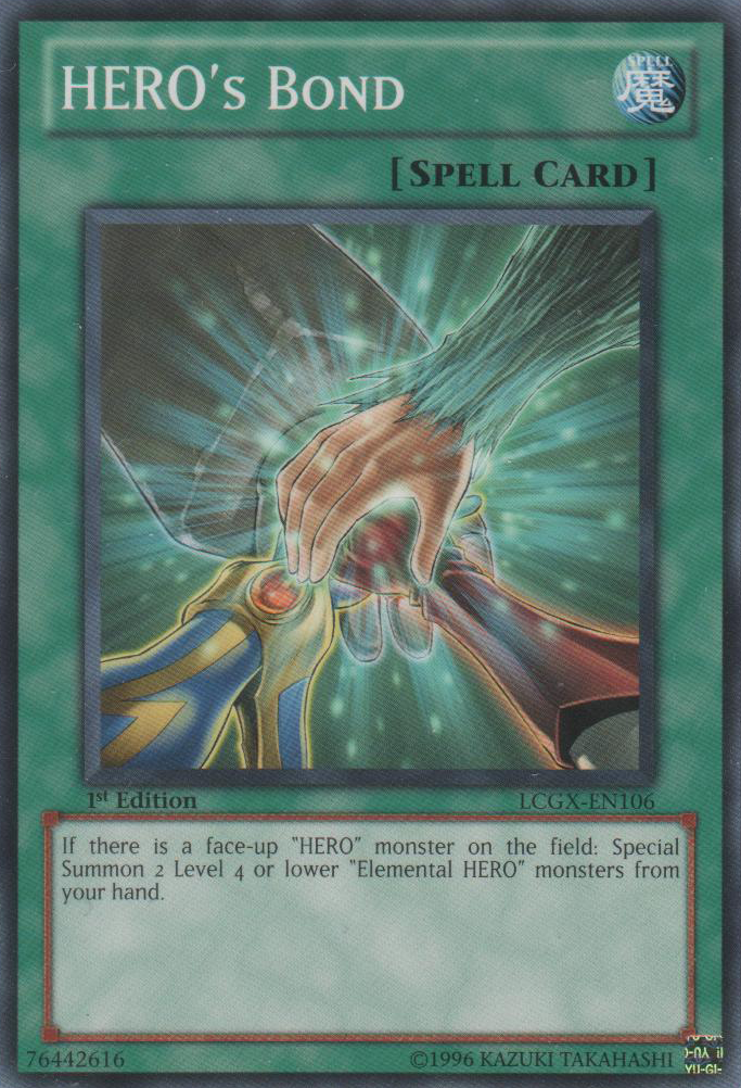 HERO'S Bond [LCGX-EN106] Common | Chromatic Games