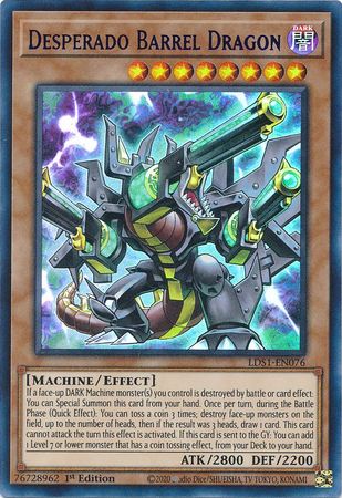 Desperado Barrel Dragon (Purple) [LDS1-EN076] Ultra Rare | Chromatic Games