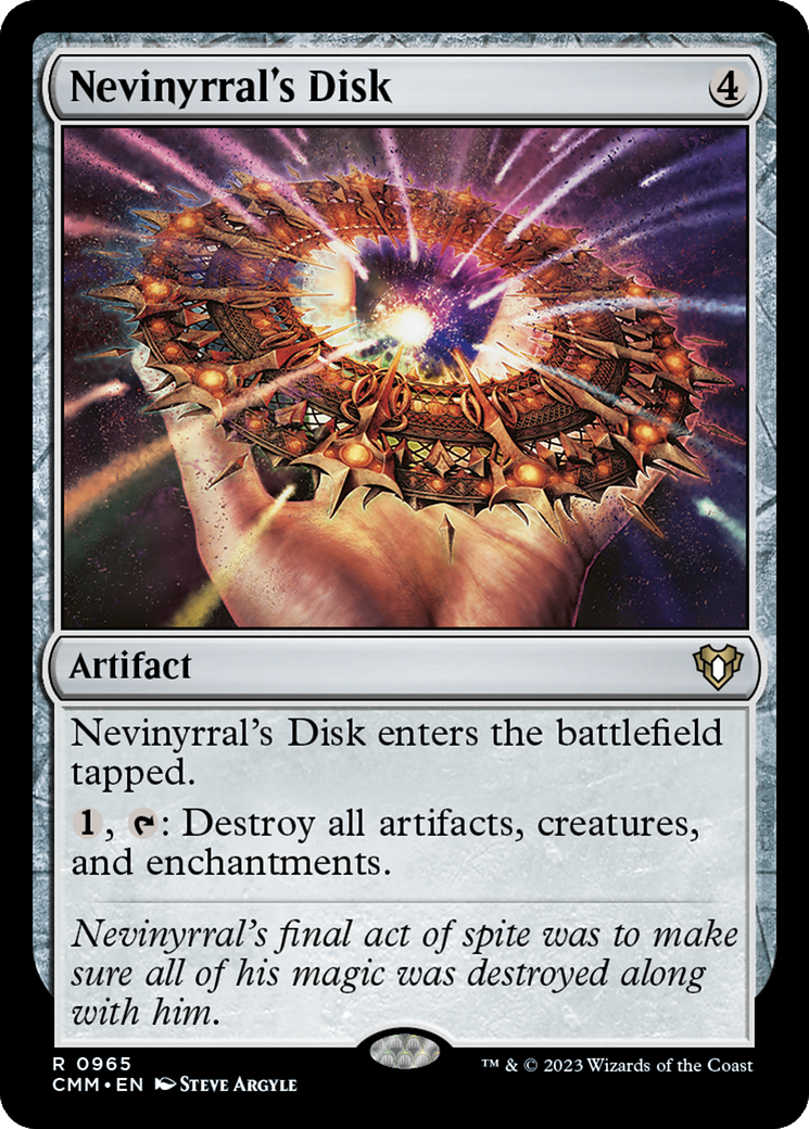 Nevinyrral's Disk [Commander Masters] | Chromatic Games