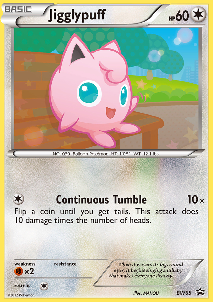 Jigglypuff (BW65) [Black & White: Black Star Promos] | Chromatic Games