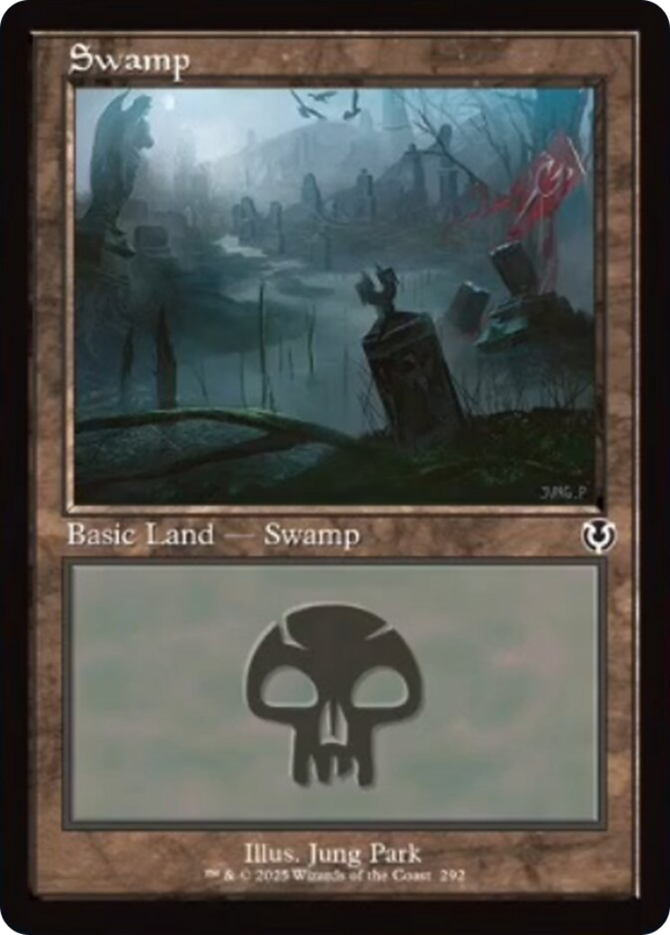 Swamp (292) (Retro Frame) [Innistrad Remastered] | Chromatic Games