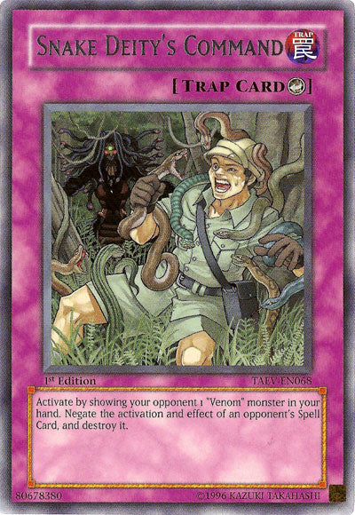 Snake Deity's Command [TAEV-EN068] Rare | Chromatic Games