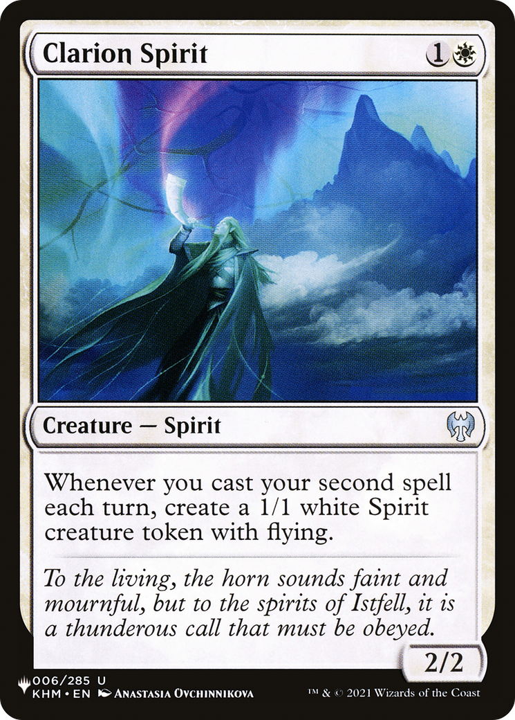 Clarion Spirit [The List Reprints] | Chromatic Games