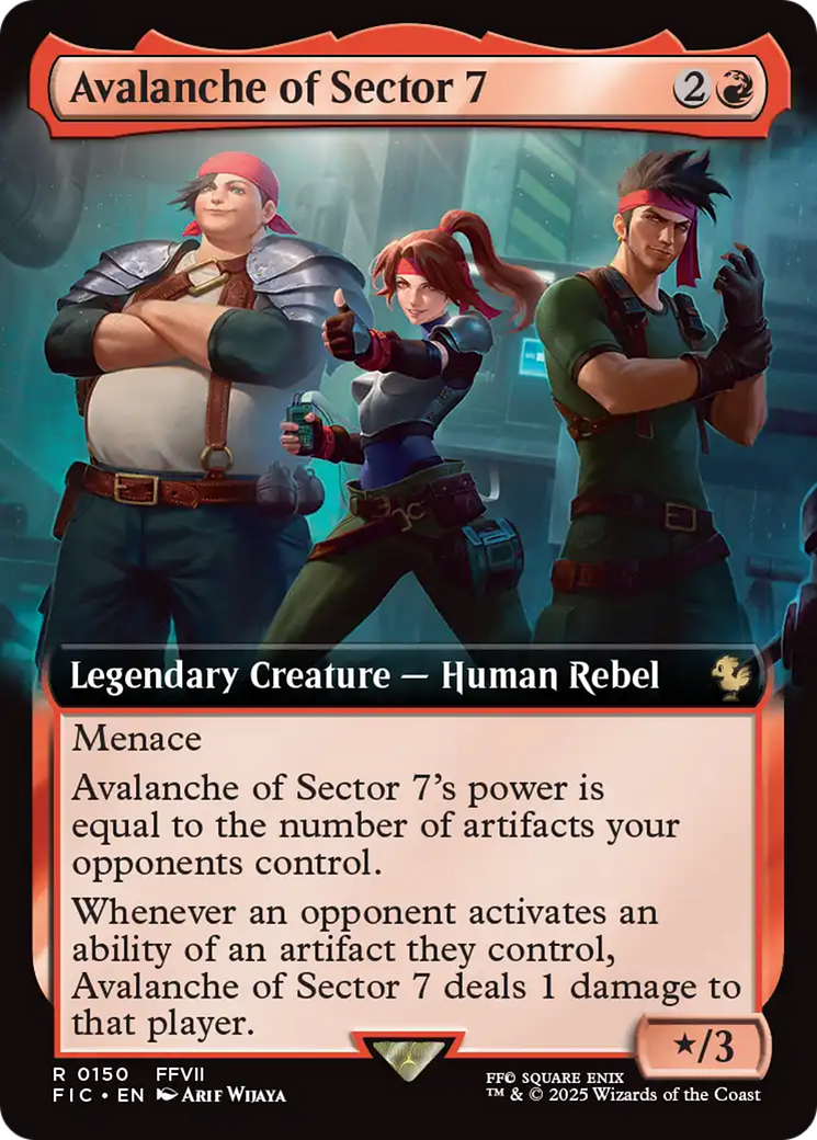 Avalanche of Sector 7 (Extended Art) [FINAL FANTASY Commander] | Chromatic Games