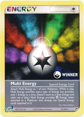 Multi Energy (93/100) (Winner League Promo) [EX: Sandstorm] | Chromatic Games