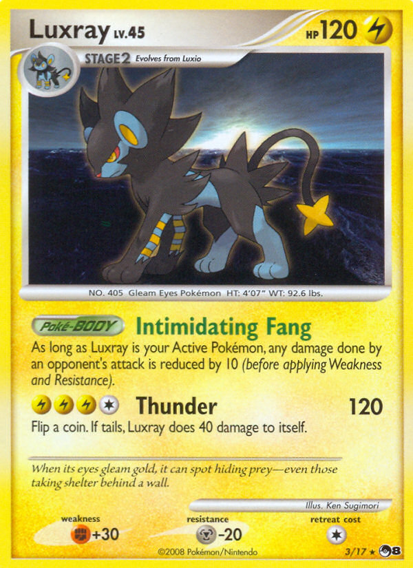 Luxray (3/17) [POP Series 8] | Chromatic Games