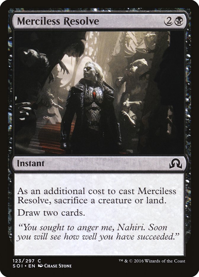 Merciless Resolve 123/297 (Shadows over Innistrad)  - Foil | Chromatic Games
