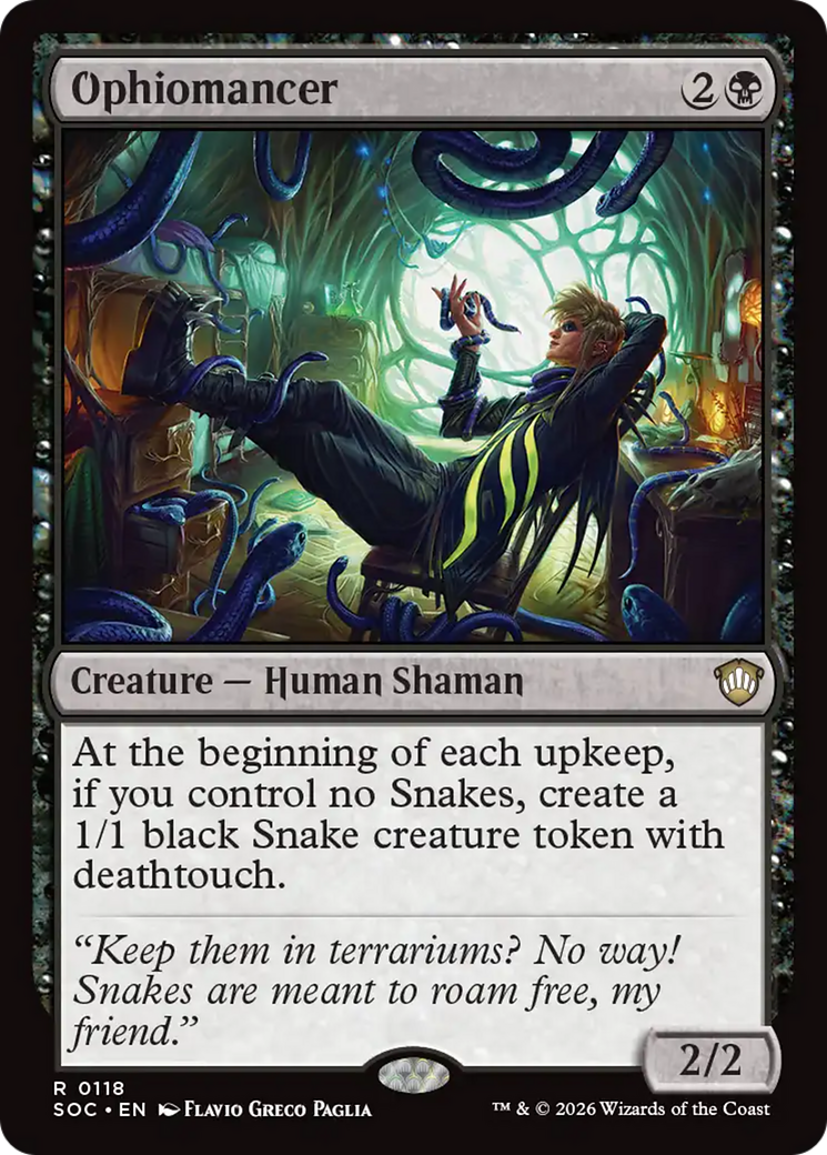 Ophiomancer [Secrets of Strixhaven Commander] | Chromatic Games