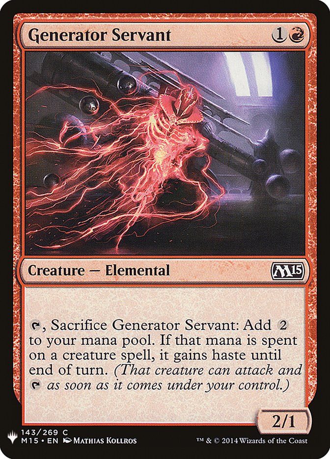 Generator Servant [Mystery Booster] | Chromatic Games