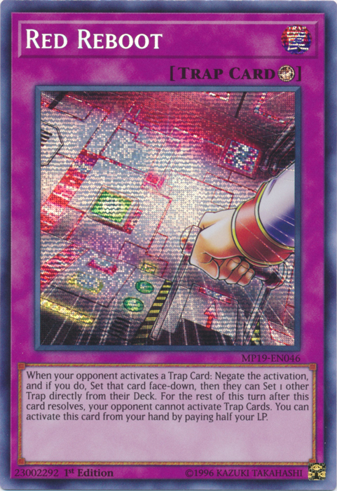 Red Reboot [MP19-EN046] Prismatic Secret Rare | Chromatic Games