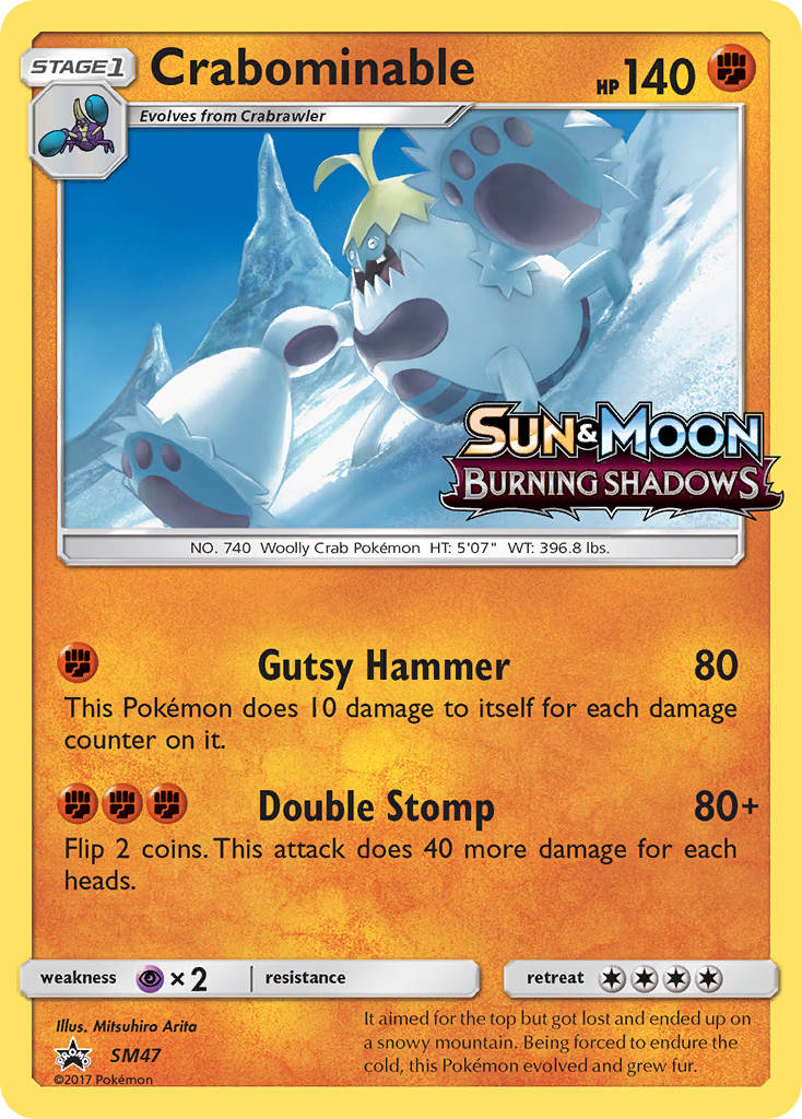 Crabominable (SM47) [Sun & Moon: Black Star Promos] | Chromatic Games