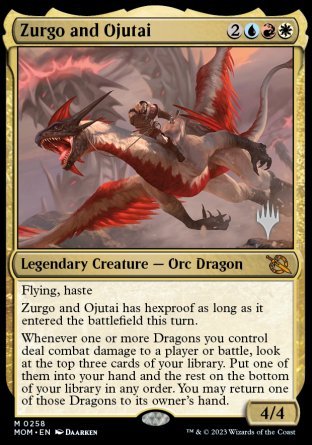 Zurgo and Ojutai (Promo Pack) [March of the Machine Promos] | Chromatic Games