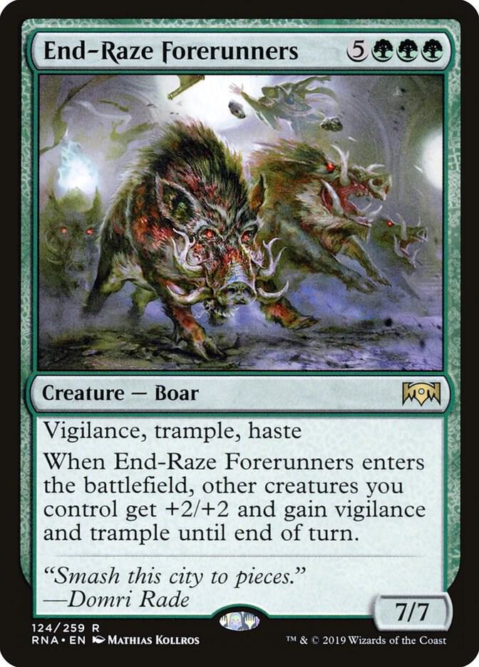 End Raze Forerunners 124 (Ravnica Allegiance)  | Chromatic Games