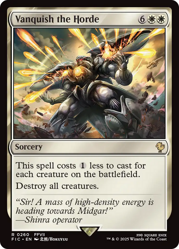 Vanquish the Horde [FINAL FANTASY Commander] | Chromatic Games