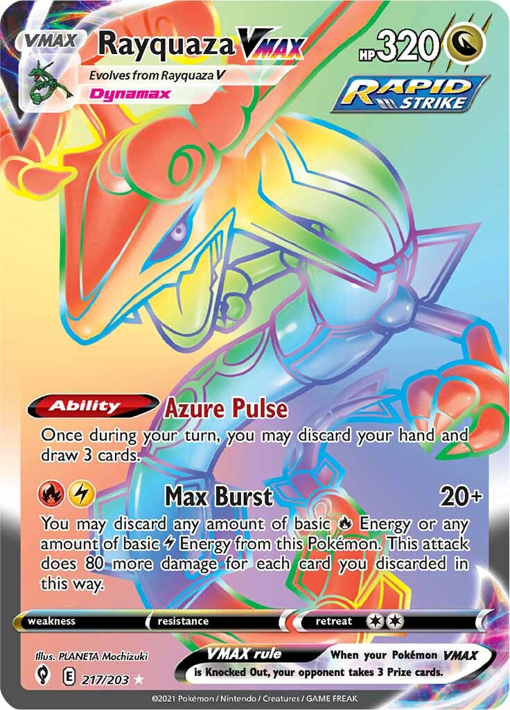 Rayquaza VMAX (217/203) [Sword & Shield: Evolving Skies] | Chromatic Games