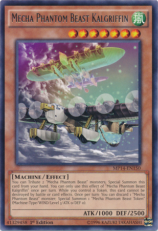 Mecha Phantom Beast Kalgriffin [MP14-EN150] Rare | Chromatic Games