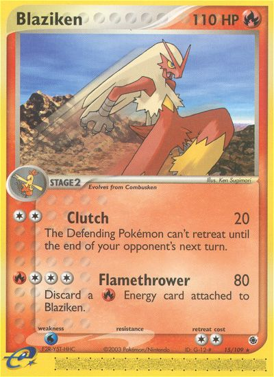 Blaziken (15/109) [EX: Ruby & Sapphire] | Chromatic Games