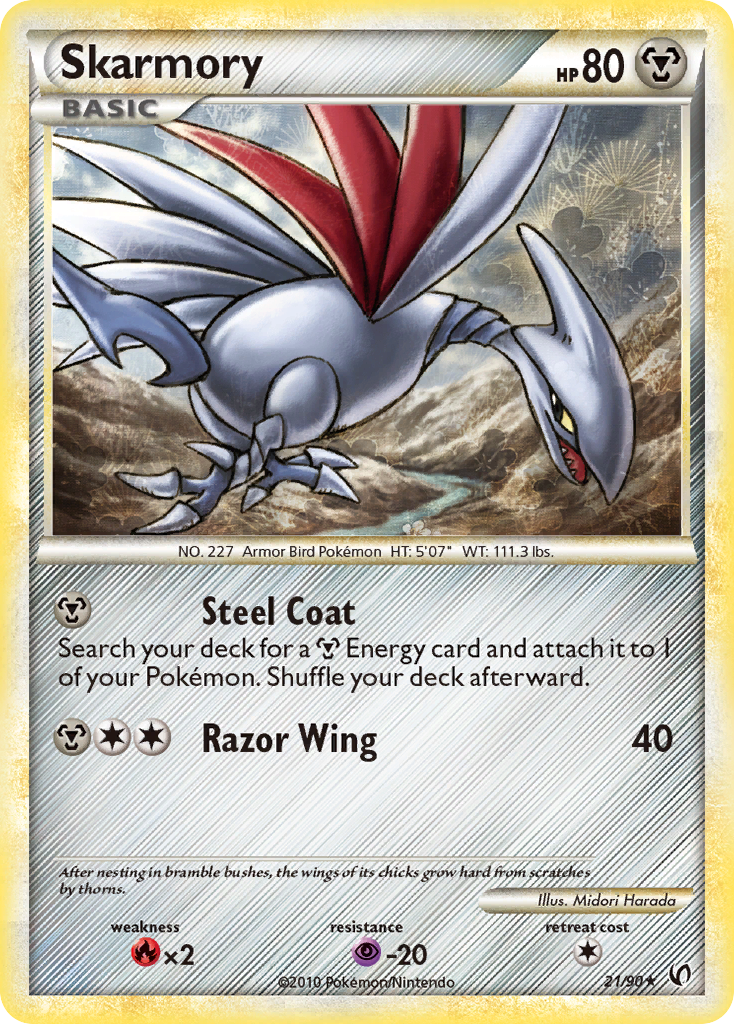 Skarmory (21/90) [HeartGold & SoulSilver: Undaunted] | Chromatic Games