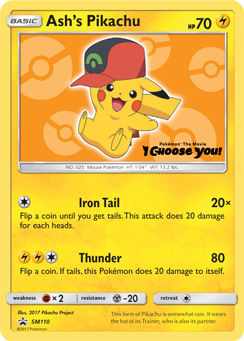 Ash's Pikachu (SM110) [Sun & Moon: Black Star Promos] | Chromatic Games