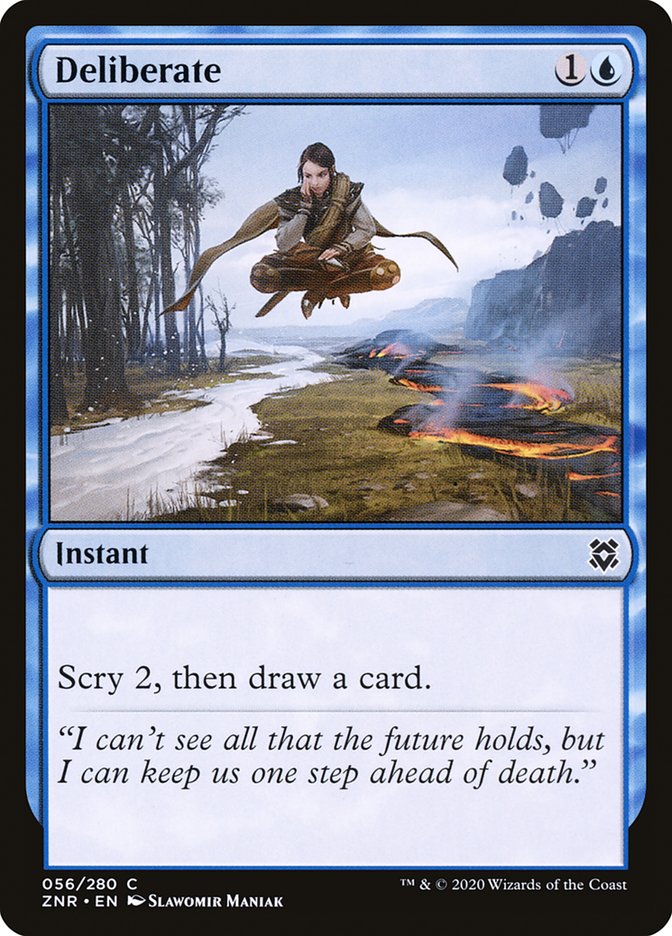Deliberate 56/280 (Zendikar Rising)  - Foil | Chromatic Games