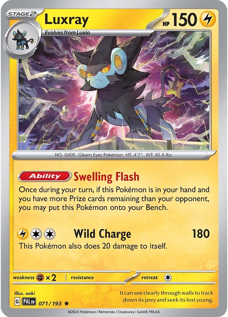 Luxray (071/193) [Scarlet & Violet: Paldea Evolved] | Chromatic Games