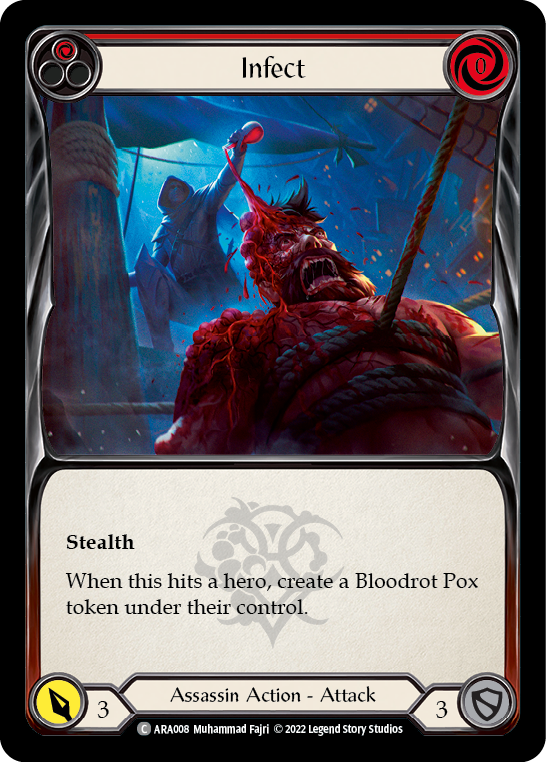 Infect (Red) [ARA008] (Outsiders Arakni Blitz Deck) | Chromatic Games