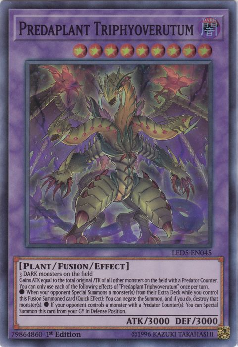 Predaplant Triphyoverutum [LED5-EN045] Super Rare | Chromatic Games
