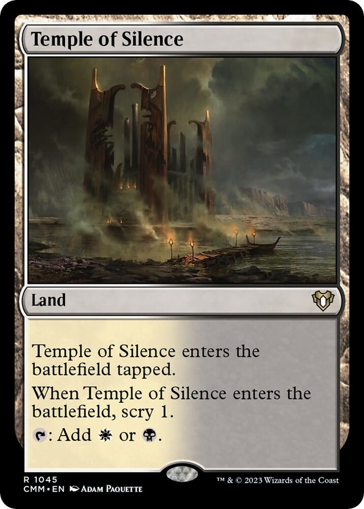 Temple of Silence 1045/451 (Commander Masters)  | Chromatic Games