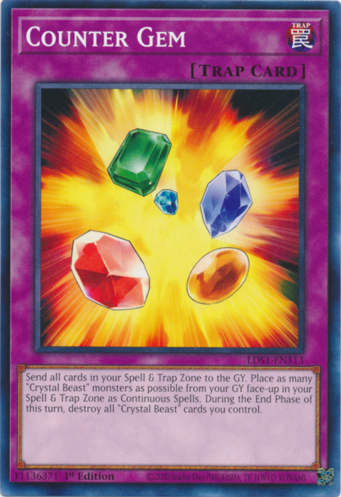 Counter Gem [LDS1-EN113] Common | Chromatic Games