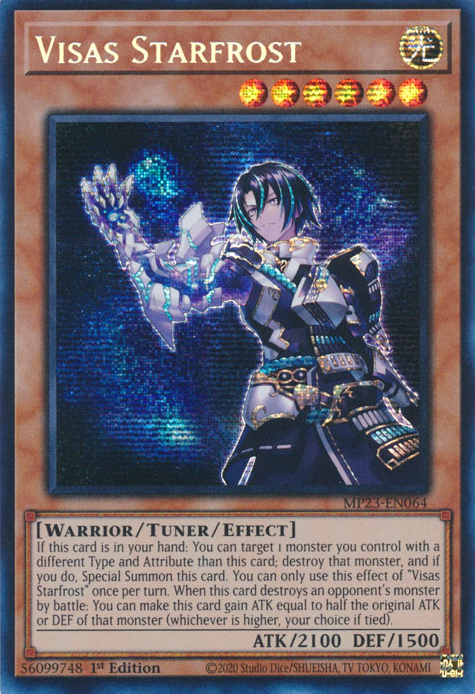 Visas Starfrost [MP23-EN064] Prismatic Secret Rare | Chromatic Games