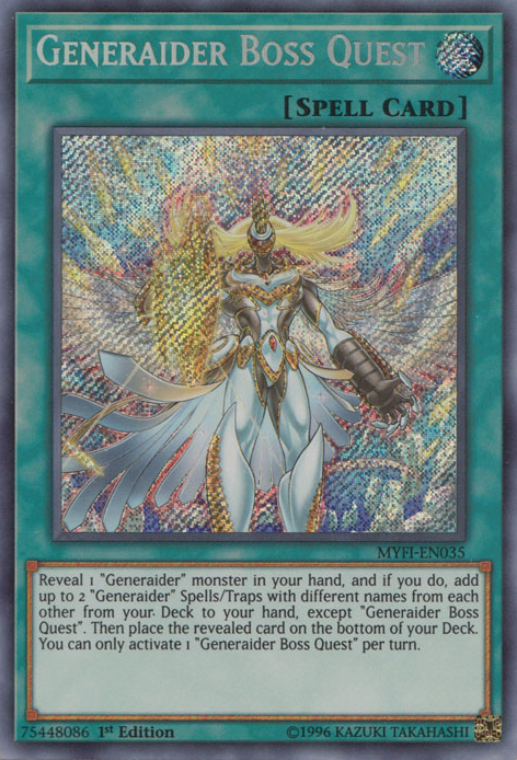 Generaider Boss Quest [MYFI-EN035] Secret Rare | Chromatic Games