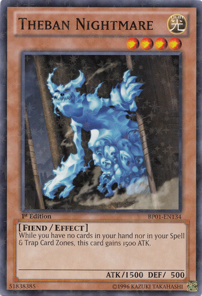 Theban Nightmare [BP01-EN134] Starfoil Rare | Chromatic Games