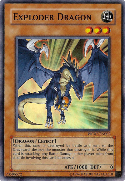 Exploder Dragon [WC07-EN002] Super Rare | Chromatic Games