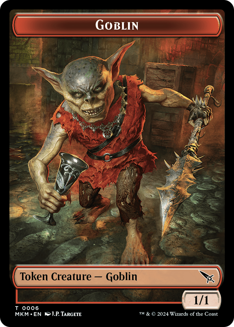 Detective // Goblin Double-Sided Token [Murders at Karlov Manor Tokens] | Chromatic Games