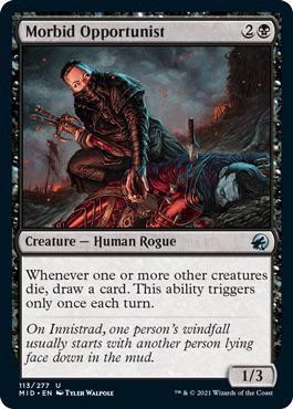 Morbid Opportunist 113 (Innistrad: Midnight Hunt)  | Chromatic Games