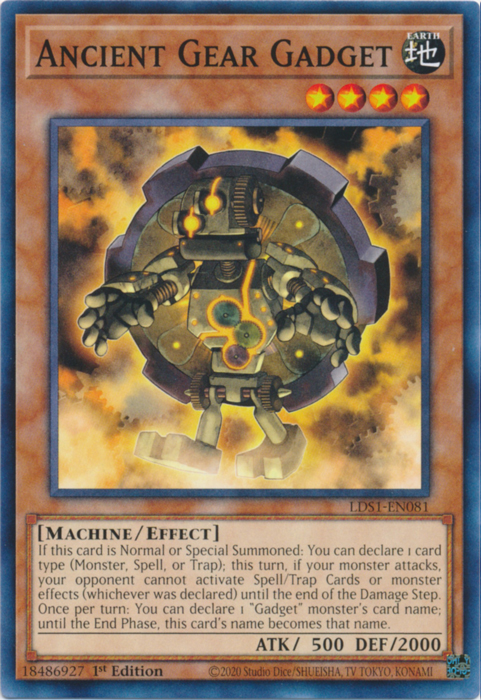 Ancient Gear Gadget [LDS1-EN081] Common | Chromatic Games