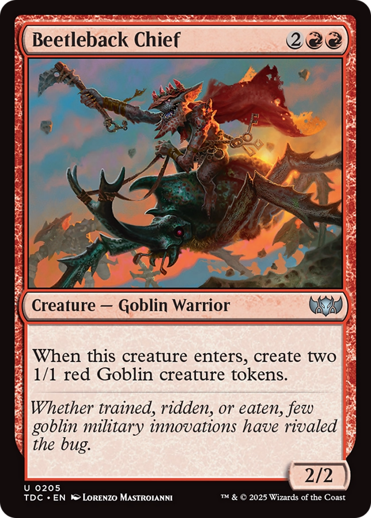 Beetleback Chief [Tarkir: Dragonstorm Commander] | Chromatic Games