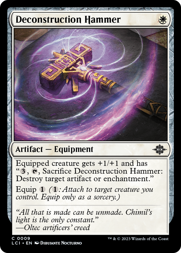 Deconstruction Hammer [The Lost Caverns of Ixalan] | Chromatic Games