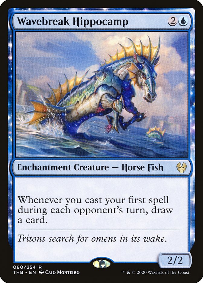 Wavebreak Hippocamp 80/254 (Theros Beyond Death)  | Chromatic Games