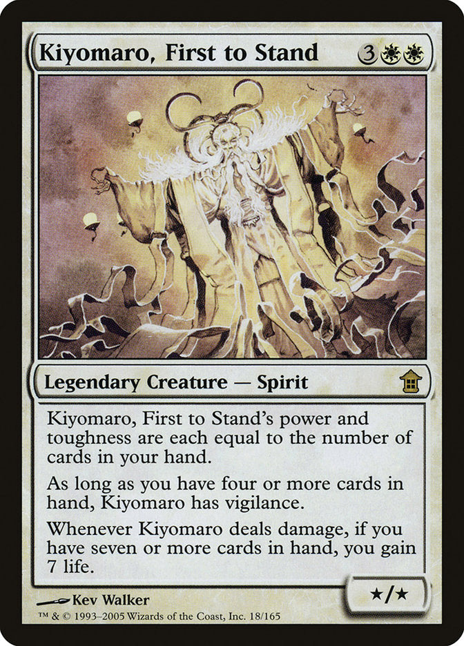 Kiyomaro, First to Stand 18/165 (Saviors of Kamigawa)  | Chromatic Games