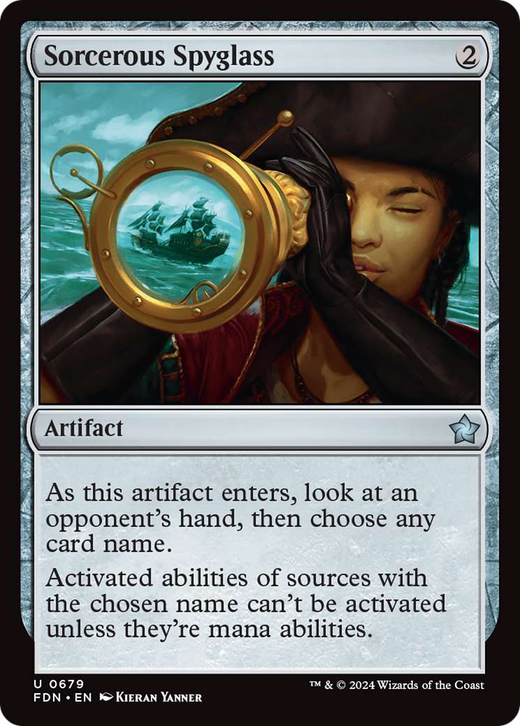 Sorcerous Spyglass [Foundations] | Chromatic Games