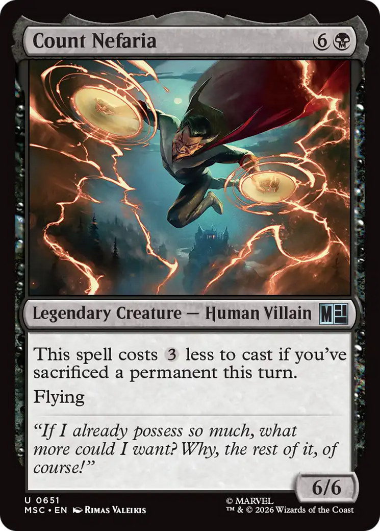 Count Nefaria [Marvel Super Heroes Commander] | Chromatic Games